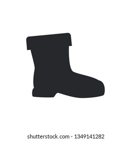 gumboots flat vector icon
