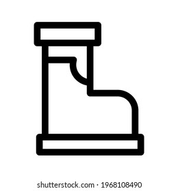 gumboots icon or logo isolated sign symbol vector illustration - high quality black style vector icons
