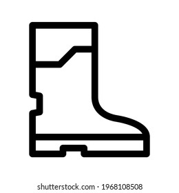 gumboots icon or logo isolated sign symbol vector illustration - high quality black style vector icons
