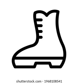 gumboots icon or logo isolated sign symbol vector illustration - high quality black style vector icons
