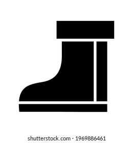 gumboots icon or logo isolated sign symbol vector illustration - high quality black style vector icons
