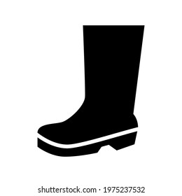 gumboots icon or logo isolated sign symbol vector illustration - high quality black style vector icons
