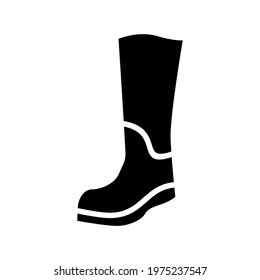 gumboots icon or logo isolated sign symbol vector illustration - high quality black style vector icons
