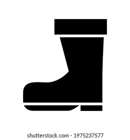 gumboots icon or logo isolated sign symbol vector illustration - high quality black style vector icons
