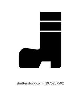 gumboots icon or logo isolated sign symbol vector illustration - high quality black style vector icons
