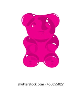 Gummy bear pink