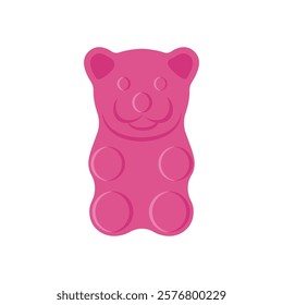 Gummy Bear, Sweets Vector Illustration Isolated