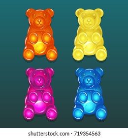 1,013 Cartoon gummy bears Images, Stock Photos & Vectors | Shutterstock