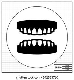 Gums with Teeth Icon