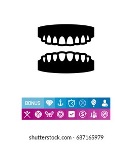 Gums with Teeth Icon