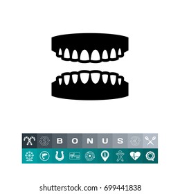 Gums with Teeth Icon