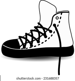gumshoes vector