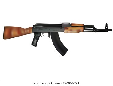 Gun. AK 47