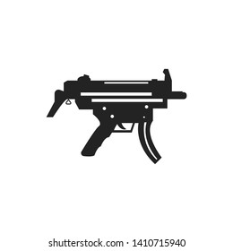 Gun army logo design vector illustration