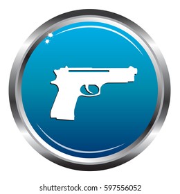 Gun Blue Icon