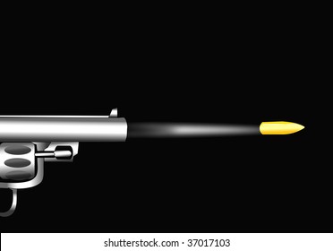 gun with bullet