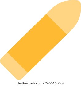 Diseño de estilo plano de icono de bala de pistola