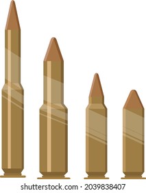 Schusswaffe, Illustration, Vektorgrafik auf weißem Hintergrund.