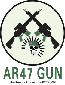 Diseño del logotipo Gun Bullet editable vector Archivo y diseño impresionante