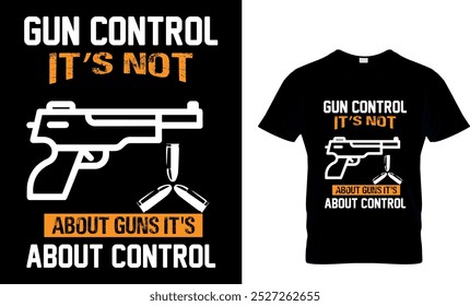 CONTROL DE ARMAS SOBRE ARMAS SE TRATA DE CONTROL - DISEÑO DE CAMISETA DE ARMAS