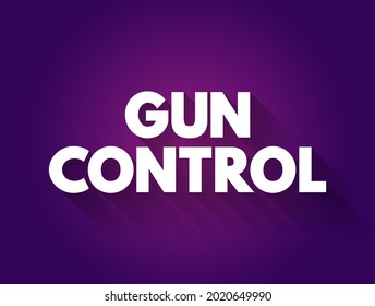 Comilla de texto de control de armas, fondo de concepto