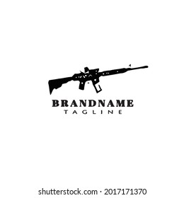 gun design logo cute icon modern vector illustration