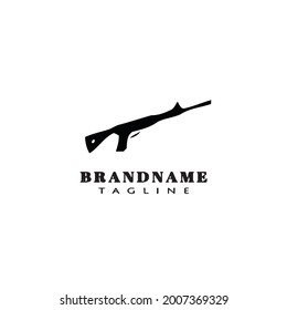 gun design logo icon modern vector illustration