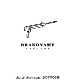 icono de la plantilla de logotipo de diseño de pistola