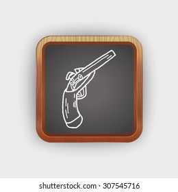 gun doodle