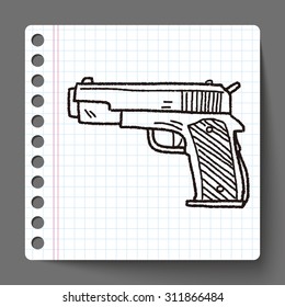 gun doodle