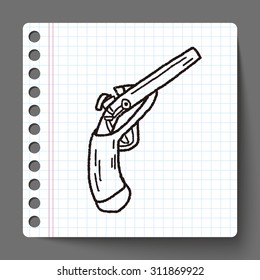gun doodle
