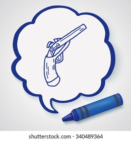 gun doodle
