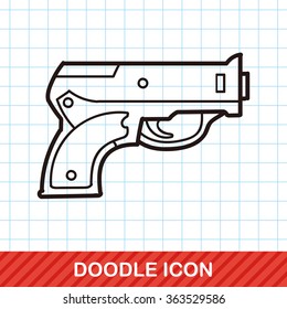 gun doodle