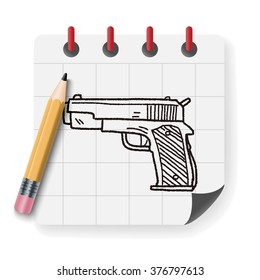 gun doodle