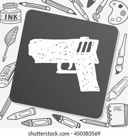 gun doodle