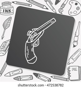 gun doodle