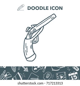 gun doodle
