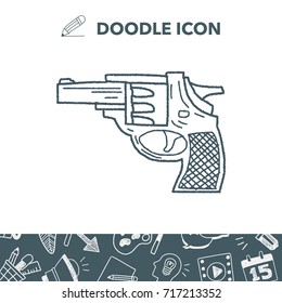 gun doodle