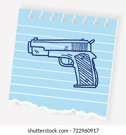 gun doodle