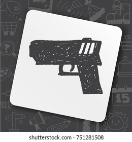 gun doodle