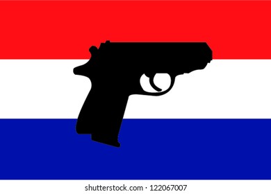 Gun Flag - Netherlands
