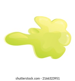 Gun flash icon cartoon vector. Shot effect. Weapon smoke