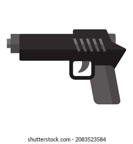 gun flat clipart vector illustration