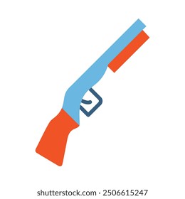 Gun Flat Icon Design For Personal nad Commercial Use