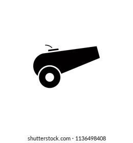 a gun glyph style icon. Element of circus icon for mobile concept and web apps. Glyph style a gun icon can be used for web and mobile