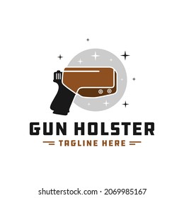 gun holster inspiration illustration logo design