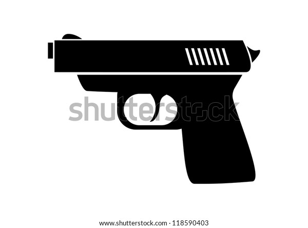 銃のアイコン のベクター画像素材 ロイヤリティフリー