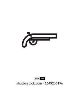 gun icon, design inspiration vector template for interface and any purpose