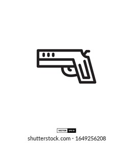 gun icon, design inspiration vector template for interface and any purpose