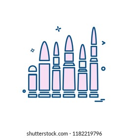 Gun icon design vector 